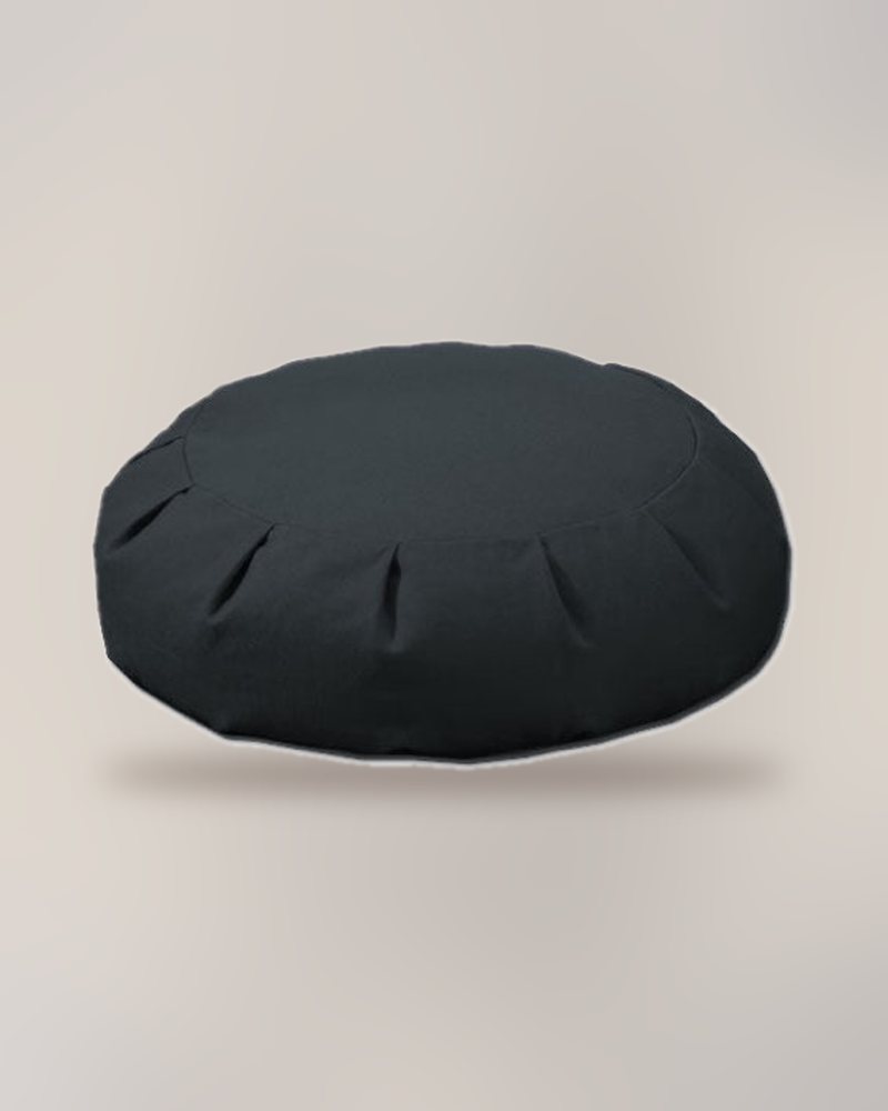 Black zafu cushions